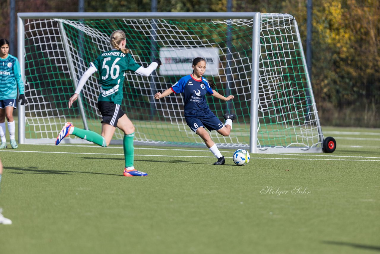 Bild 223 - wU19 Rissener SV - VfL Pinneberg : Ergebnis: 9:1